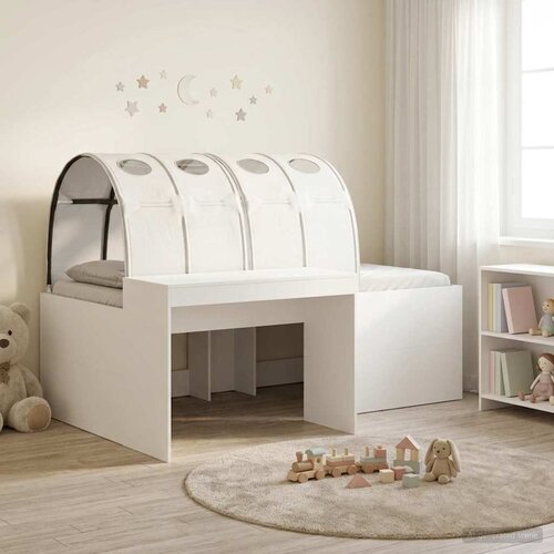  Krevet s tunelom 4 pcs Artisian hrast i bijela Cijene