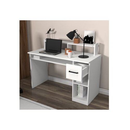 Hanah home Radni sto 99.3x55x120cm Bijeli Slike