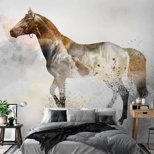  Samoljepljiva foto tapeta - Fiery Steed 98x70 Cijene