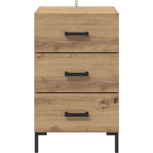  Noćni ormar Umjetnički hrast 40 x 40 x 66 cm Konstruirano drvo Slike