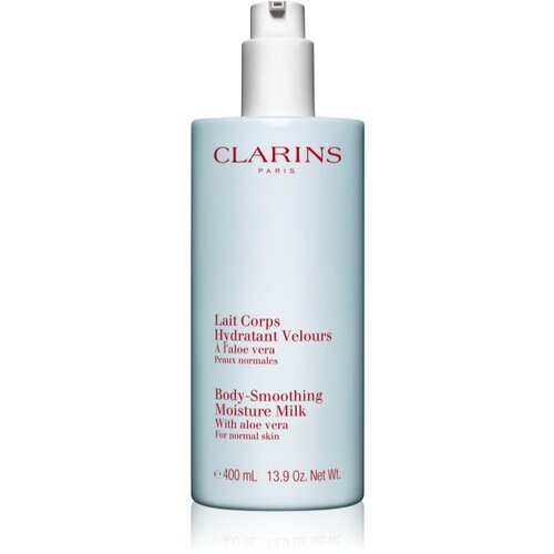 Clarins Body-Smoothing Moisture Milk with Aloe Vera vlažilni losjon za telo z aloe vero 400 ml Slike