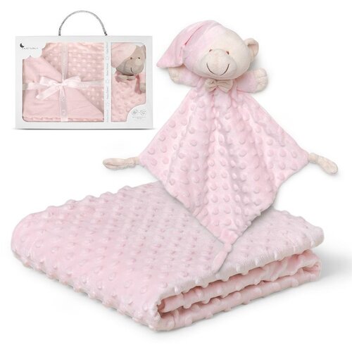 Interbaby set dekica Bubble i tje&scaron;lica Bear Roza Cijene