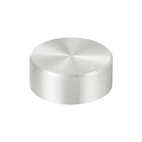 TRU COMPONENTS TC-11696464 okretni gumb s gumbom za obilježavanje srebrna (Ø x V) 25 mm x 10 mm aluminij, plastika 1 S Cijene