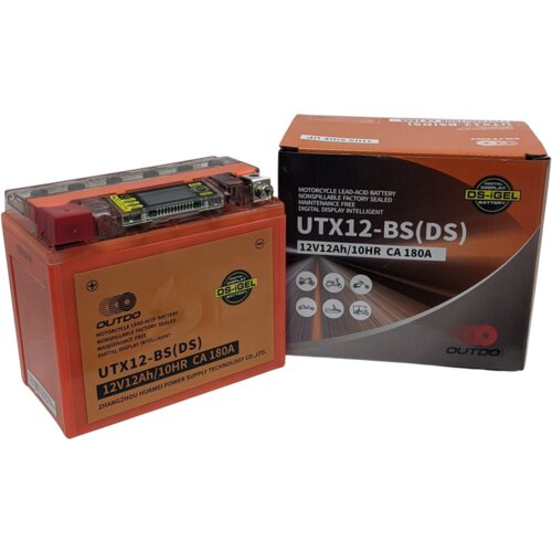 Outdo akumulator za motor UTX12-BS (12V 12Ah 150x87x130 ca 180A), (21313999) Slike