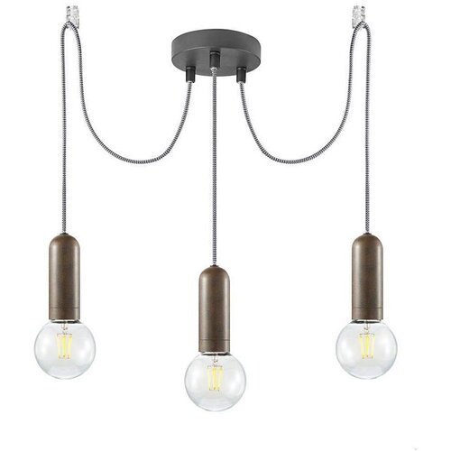 LEUCHTEN DIREKT 14776-48 - Luster na sajli TURN ME 3xE27/60W/230V pauk Slike