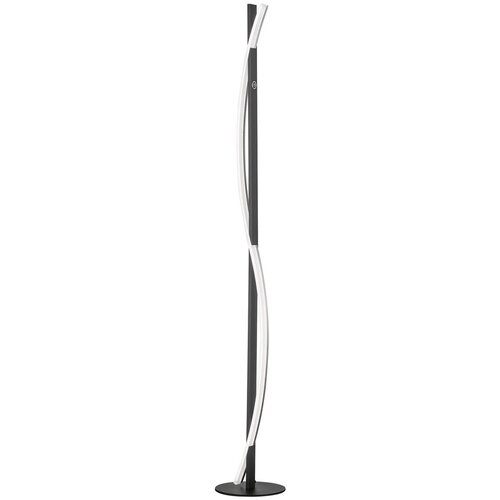 Fischer & Honsel Crna LED stojeća svjetiljka s mogućnosti zatamnjivanja (visina 144,5 cm) Bridge – Cijene