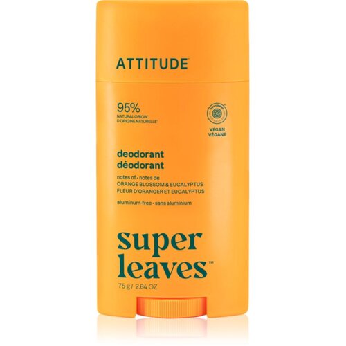 Attitude Super Leaves Natural Deodorant dezodorant Orange Blossom &amp;amp; Eucalyptus 75 g Slike