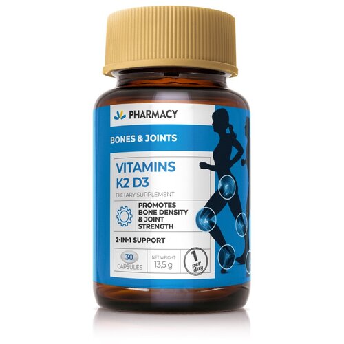 PHARMACY Vitamins K2D3, 30 kapsula Slike