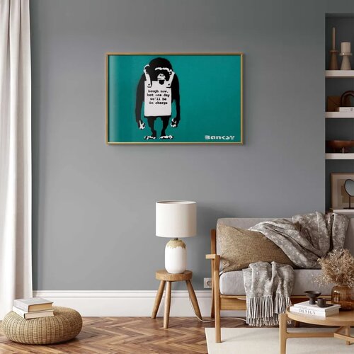  Plakat - Evil Monkey 30x21 Zlatni okvir Slike