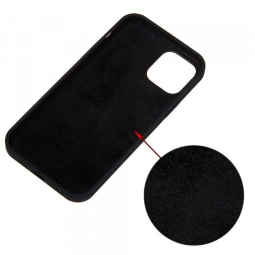  Liquid silikonski ovitek za iphone 14 pro max - črn Slike