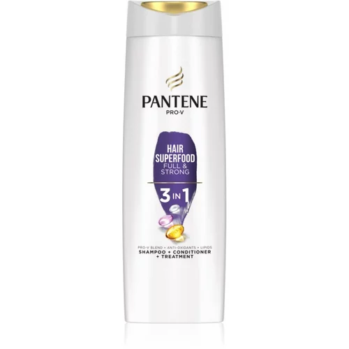Pantene Hair Superfood Full & Strong šampon 3v1 360 ml