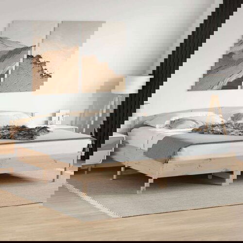 vidaXL Okvir kreveta s uzglavljem 180 x 200 cm masivna borovina Cene
