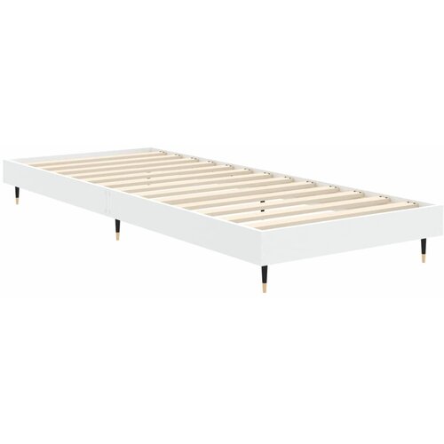 Okvir za krevet bijeli 90x190 cm konstruirano drvo Slike