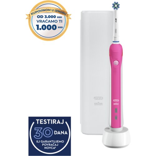 Oral-b Power Pro2500 Pink električna četkica za zube Slike