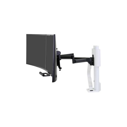 Ergotron TRACE&amp;trade; 2-struki stolni nosač za monitor 53,3 cm (21&amp;#039;&amp;#039;) - 68,6 cm (27&amp;#039;&amp;#039;) vrtljivi nosač, podesiv po visini, mogučnost savijana, mogučnost okretanja Slike