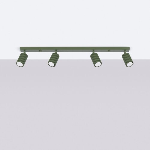 Nice Lamps Zelena stropna svetilka 6,5x81 cm Gleam &amp;ndash; Slike