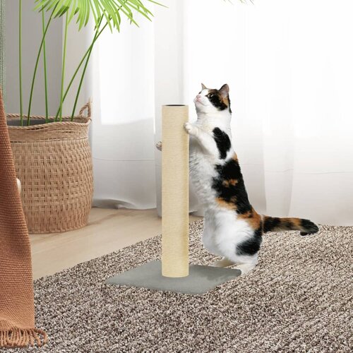 VidaXL Grebalica za mačke svjetlosiva 22 x 22 x 45 cm Slike
