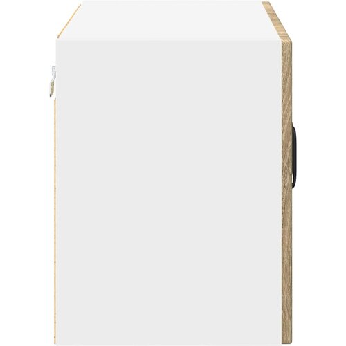  Zidni stakleni ormarić Lucca 2 pcs Hrast sonoma 60 x 31 x 40 cm Slike