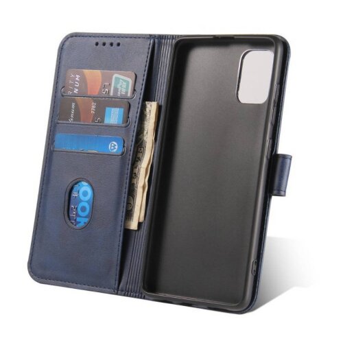 Onasi Wallet denarnica usnjena preklopna torbica Samsung Galaxy A54 - modra Slike