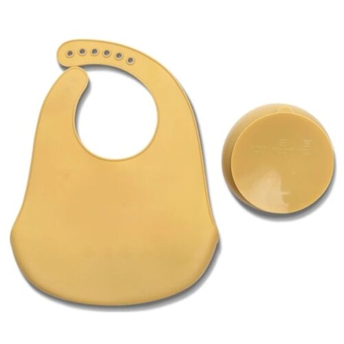 Lorelli silikonski set za hranjenje Natural Yellow Slike