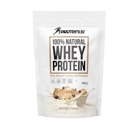 Proteini.si PROTEINI SI Prirodni whey protein ledena kafa 400gr Slike