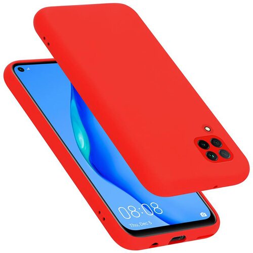  Ohišje, združljiv s Huawei v tekoči rdeči barvi - zaščitni pokrov iz fleksibilnega silikona TPU, (20585714) Cene