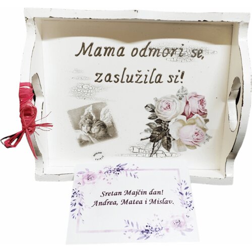  Poklon za mamu! Poslužavnik Š16010 Cene