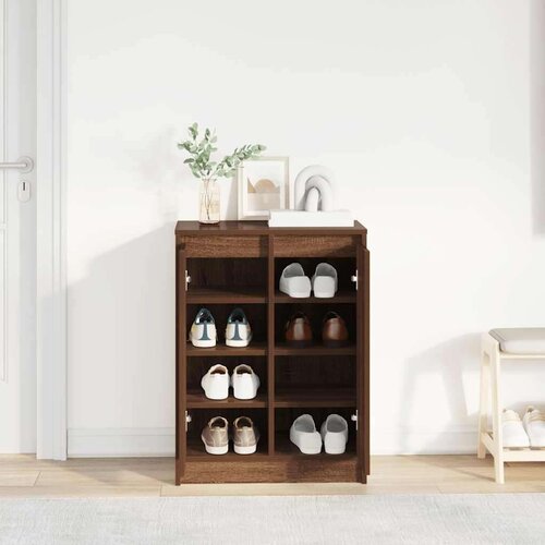 vidaXL Ormarić za cipele boja hrasta 57x34x76 cm konstruirano drvo Cijene