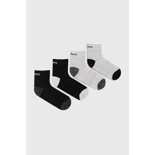 Skechers Dječje čarape boja: crna