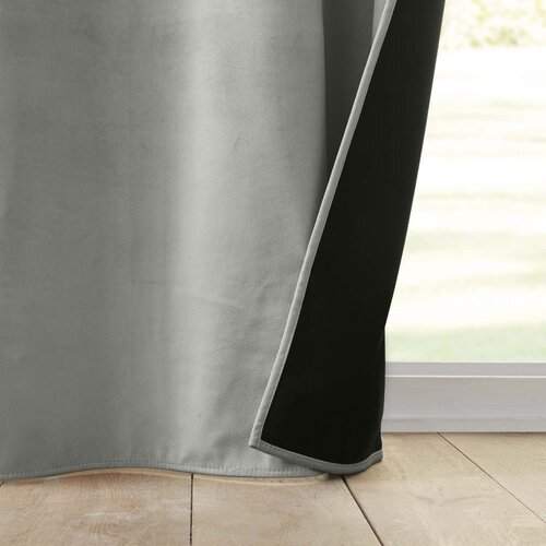 Douceur d int&amp;eacute;rieur Siva žametna izolacijska zavesa 140x260 cm Polarchic &amp;ndash; Slike