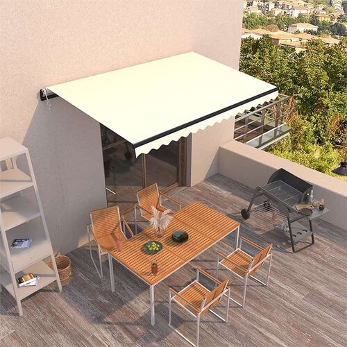  Avtomatsko zložljiva tenda 450x350 cm krem, (20728670) Cene
