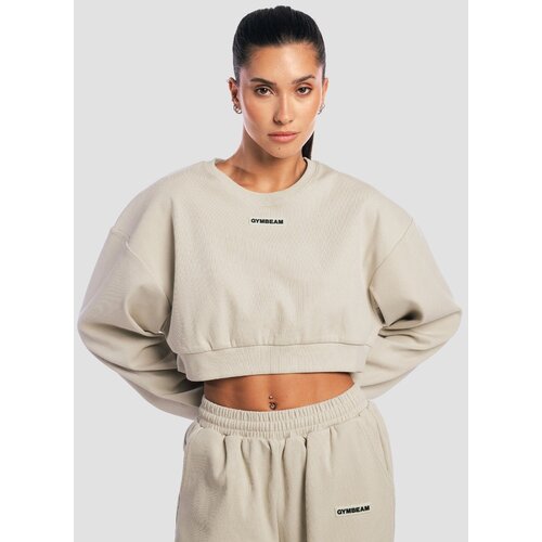 GymBeam ženska cropped dukserica aura grey Cene