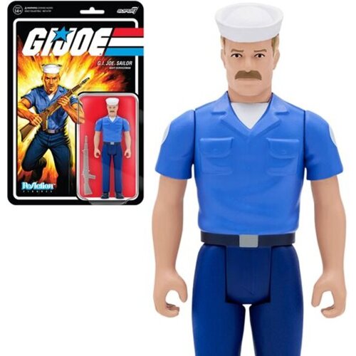 DC Comics G.I. Joe Blueshirt Mustache (Pink) 3 3/4-Inch ReAction Figure, (20499083) Slike