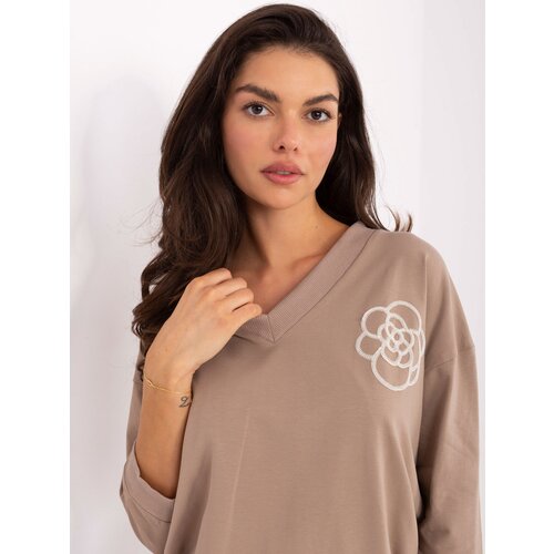 RELEVANCE Blouse-RV-BZ-A891.21P-dark beige Cene