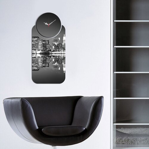 Wallity zidni sat YMS-20, 68x32 cm, 2 dela Cene