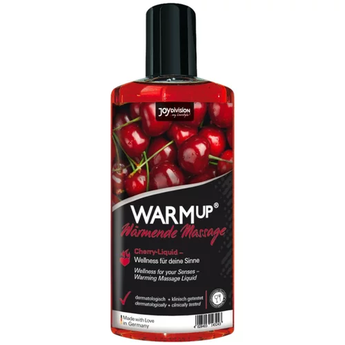 Joydivision WARMup - zagrijavajuće ulje za masažu - trešnja (150ml)