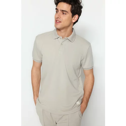 Trendyol Polo T-shirt - Gray - Regular fit