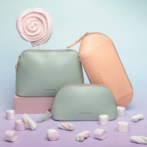 Notino Pastel Collection Cosmetic bag torbica za kozmetiku Green Slike