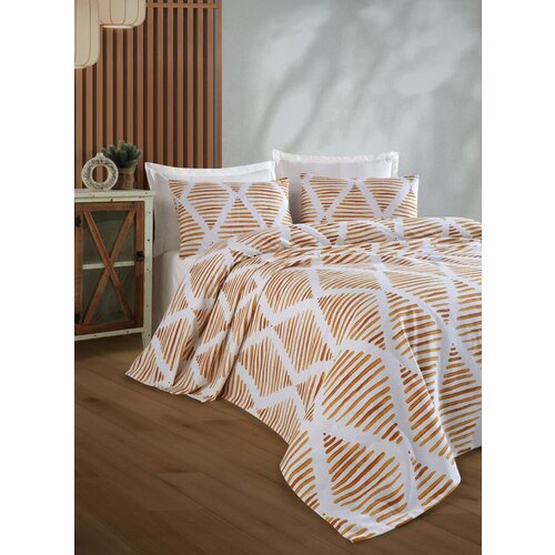 Lessentiel Maison single prekrivač segment, 160x235 cm, terakota Cene