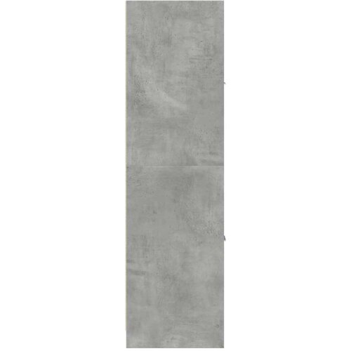 VidaXL Ormarić za lijekove boja betona 40x41x144,5cm konstruirano drvo Slike