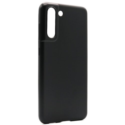 Maska ultra tanki color za samsung G990B galaxy S21 fe/ crna Slike