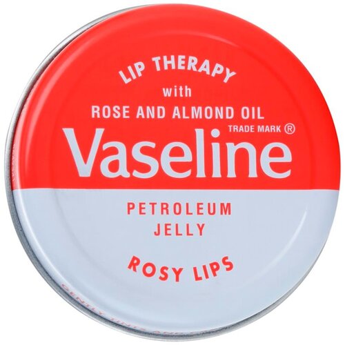Vaseline Lip Therapy balzam za ustnice Rose and Almond Oil 20 g Slike