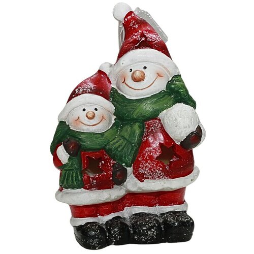  Novogodi&scaron;nja dekoracija - LED SNOWMAN FAMILY RED 23221-19 19cm - N65 Cene