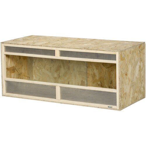 PawHut Terarij za plazilce, &scaron;katla za hranjenje plazilcev z mrežastim prezračevanjem 120 x 50 x 50 cm, (5000240601) Cene
