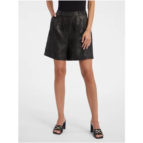 Orsay Black Women's Patterned Shorts - Women's