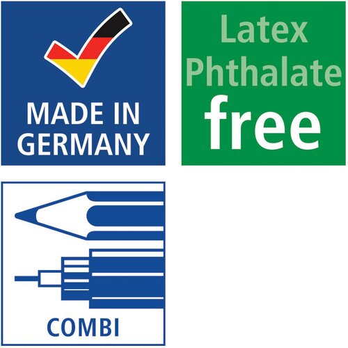  MARS PLASTIC COMBI STAEDTLER 526 508 BIJELA/PLAVA-KOMAD Slike