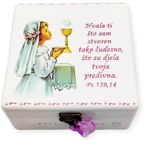  Prvo sveto obhajilo! Škatla spominov - 16x16x10cm - Š16545 Cene
