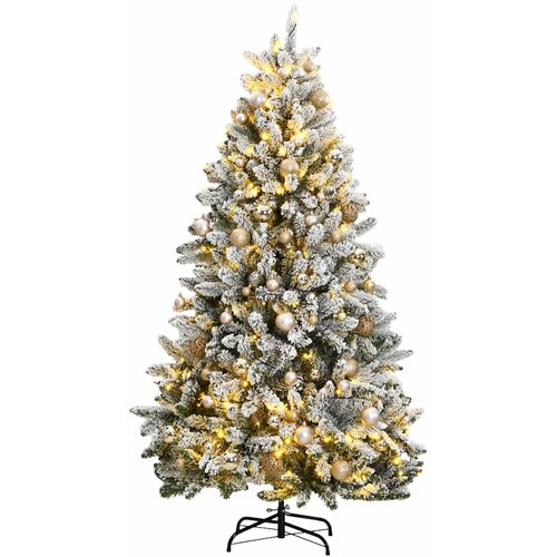  Umjetno božićno drvce 300 LED sa &scaron;arkama i kuglicama 180 cm Cijene