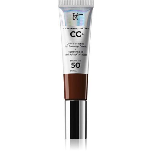 IT Cosmetics Your Skin But Better CC+ prekrivni tekoči puder SPF 50+ za ženske Deep 32 ml Slike