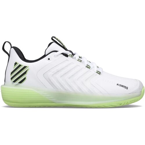 K-Swiss Ultrashot 3 White/Green Men's Tennis Shoes EUR 42 Cene